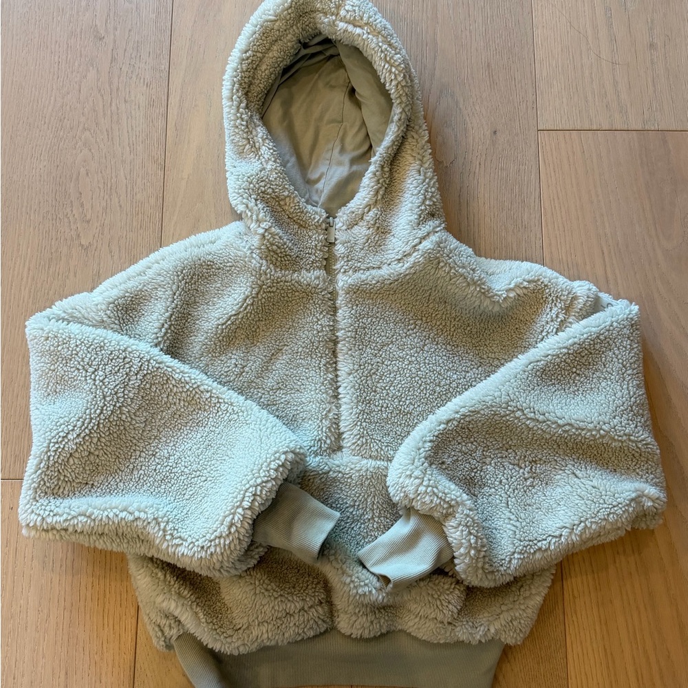 Alo Half Zip Sherpa Hoodie